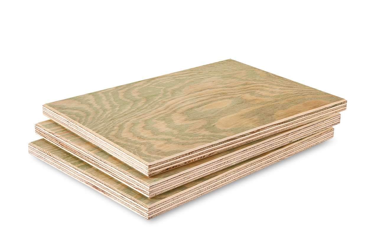 Paged DryGuard plywood